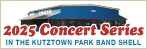 2025 Concert Series in the Kutztown Park Band Shell