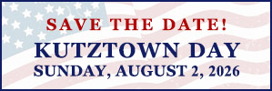 Save the Date: Kutztown Day is Sunday, August 2, 2026