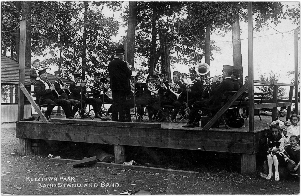 Kutztown Park Band in the Early 1900s