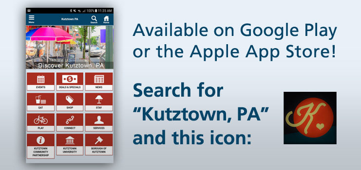 Introducing the Kutztown, PA Mobile App from Kutztown Community Partnership